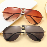 Square Metal Frame Outdoor Sunglasses