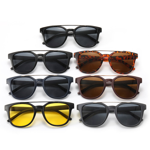 Men Square Flat Top Outdoor Sunglasses