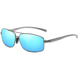 Rectangle Aluminum Magnesium Polarized Sunglasses