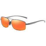 Rectangle Aluminum Magnesium Polarized Sunglasses