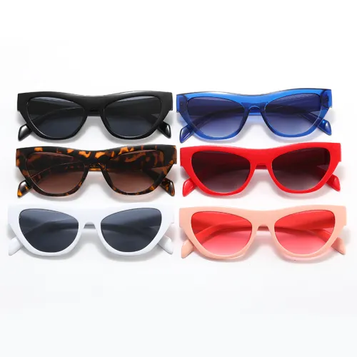 Cat Eye Women Small Triangle Sunglasses