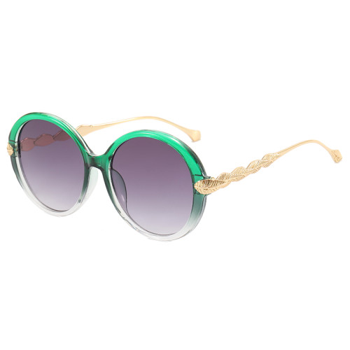 Oversized Round Women UV400 Shades Sunglasses