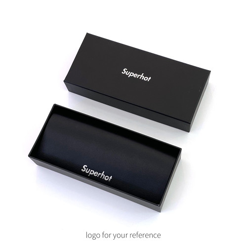 Customizable Black Box and PU Cases for Eyewear