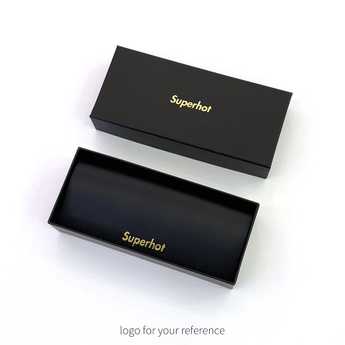 Customizable Black Box and PU Cases for Eyewear