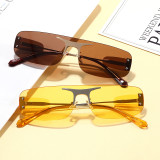 Rimless Vintage Small Tinted Designer Sunglasses
