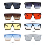 Vintage Mono Lens  Shades Flat Top Square Sunglasses