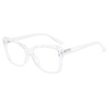 Fashion Anti Blue Light Eyeglasses Women Spring Hinges Glasses