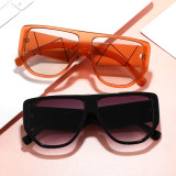 Oversized Trendy Wide Temple Women Shades Sunglasses