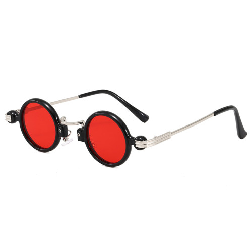 Retro Vintage Steampunk Style Men Women Small Round Sunglasses