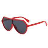 One Piece Lens UV400 Oversized Shades Sunglasses