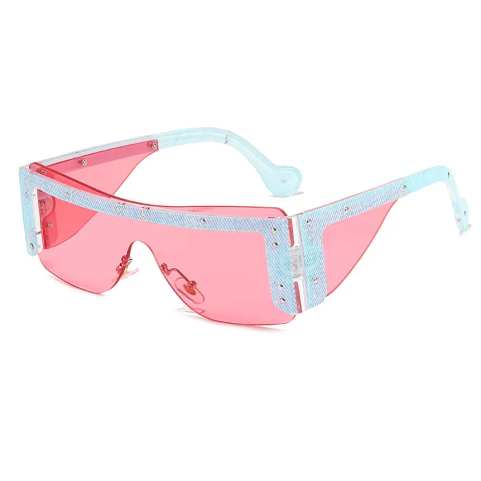Fashion Designer One piecee lens Sunglasses