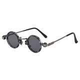 Retro Vintage Steampunk Style Men Women Small Round Sunglasses