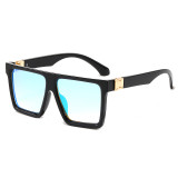 Luxury Fashion UV400 Men Women Flat Top Square Sunglasses