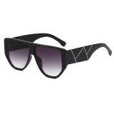 Oversized Trendy Wide Temple Women Shades Sunglasses