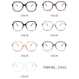 TR90 Blue Light Blocking Glasses Oversize Eyeglasses with Anti Blue Light Lenses