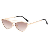 Retro Metal Frame Small Cat Eye Sunglasses