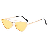 Retro Metal Frame Small Cat Eye Sunglasses