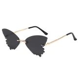 UV400 Ladies Rimless Butterfly Sunglasses