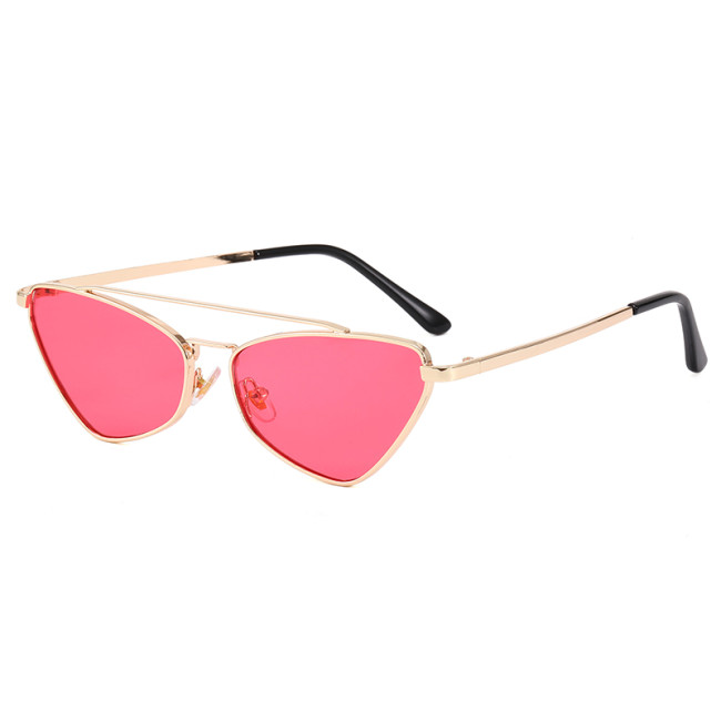 Retro Metal Frame Small Cat Eye Sunglasses