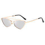 Retro Metal Frame Small Cat Eye Sunglasses