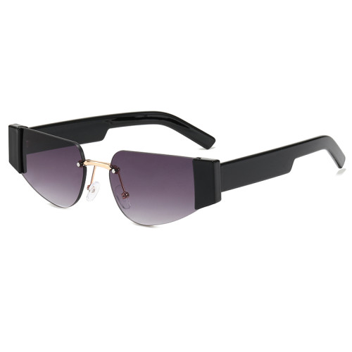 Half Frame Tinted Women Sunglasses