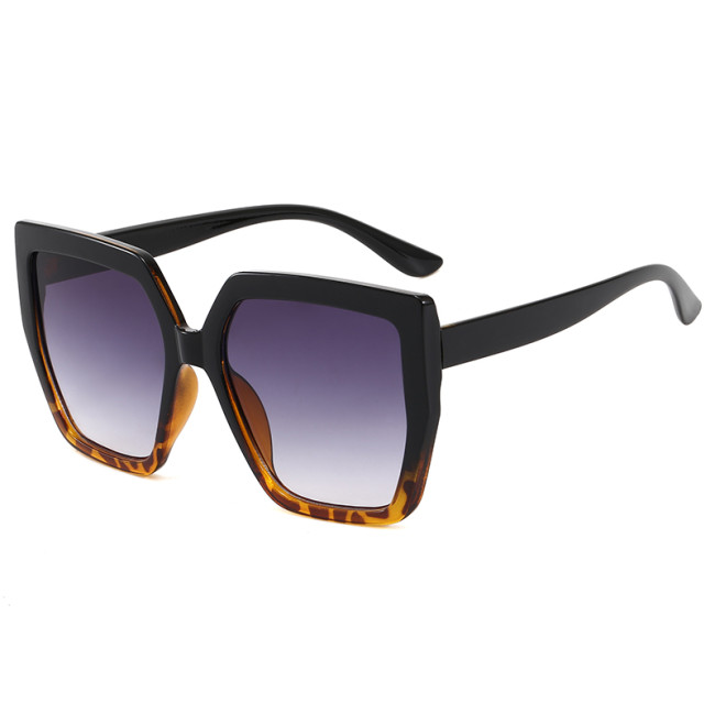 Big Frame Oversized UV400 Women Shades Sunglasses