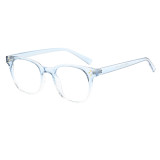 Retro Vintage Round TR90 Frame Blue Light Blocking Glasses for Men Women