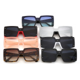 Mono Lens Sun glasses Oversized UV400 Shades Sunglasses