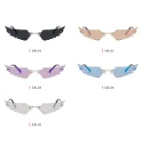 Rimless Angle Wings Sunglasses