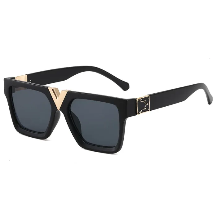 Men Women Square Oversized Designer Shades Sunglasses