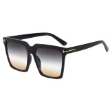 Men Women Oversized Square UV400 Shades Sunglasses