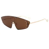 Steampunk One Piece Lens Designer Women Sunglasses