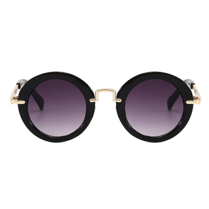 Round Girls UV400 Shades Small Size Sunglasses for Children