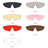 Steampunk One Piece Lens Designer Women Sunglasses