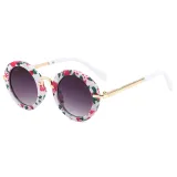 Round Girls UV400 Shades Small Size Sunglasses for Children