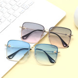  UV400 Luxury Square Bee Sunglasses