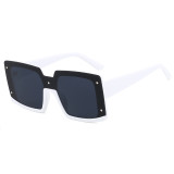 Mono Lens Sun glasses Oversized UV400 Shades Sunglasses