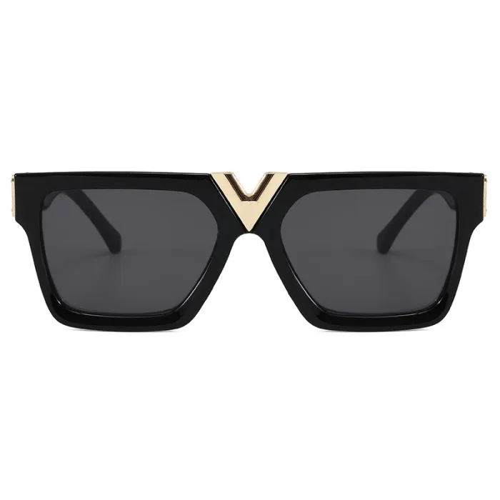 Men Women Square Oversized Designer Shades Sunglasses