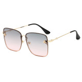 Women Shades Oversized Female Sun glasses UV400 Luxury Square Bee Sunglasses