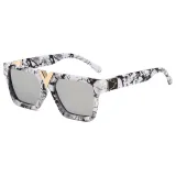 Men Women Square Oversized Designer Shades Sunglasses