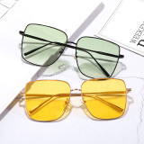  Trendy Square Metal Sunglasses