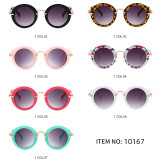Round Girls UV400 Shades Small Size Sunglasses for Children