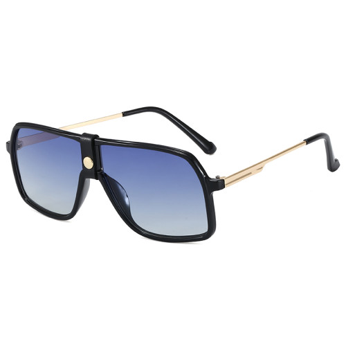 UV400 Protection Gradient Men's Oversized Shades Sunglasses