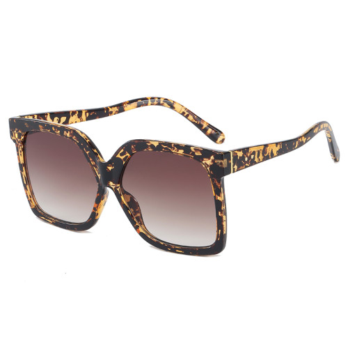 Tortoise Women Square Oversized UV400 Shades Sunglasses