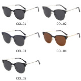 Half Rim Polarized Fashion Driving Sunglasses for Men and Women