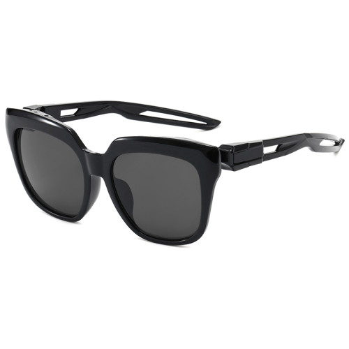 Designer Butterfly Shades Square Oversize D-Frame Sunglasses