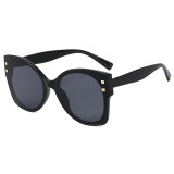 Oversized Fashion Women Black Shades Sunglasses
