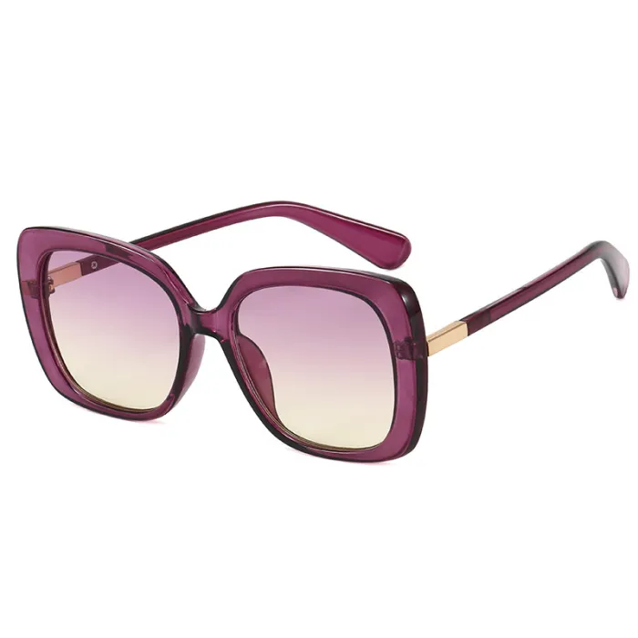 Square Oversized Women Gradient Shades Sunglasses