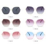 Diamond Cut Lenses UV400 Tinted Gradient Women Shades Sunglasses