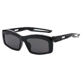 UV400 Plastic Designer Narrow Rectangle Sporty Sunglasses